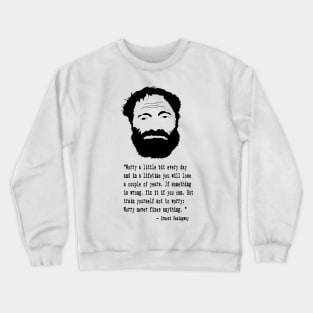 Ernest Hemingway Crewneck Sweatshirt